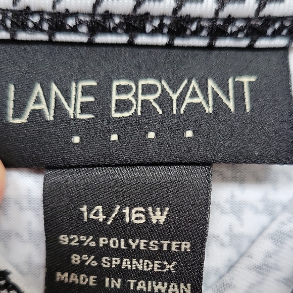 Lane Bryant White & Black Checkered Camisole Size 14/16W - Picture 2 of 7